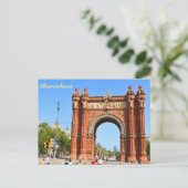 Barcelona Briefkaart (Staand voorkant)