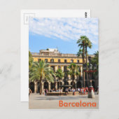 Barcelona Briefkaart (Voorkant / Achterkant)