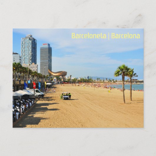 Barcelona Briefkaart (Voorkant)