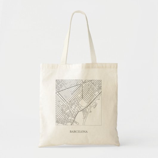 Barcelona-Canvas tas (Voorkant)
