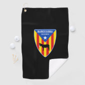Barcelona Catalunya Estelada Golfhanddoek (Insitu)