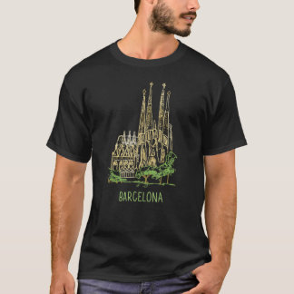 Barcelona City Spain souvenir for men women 6 T-shirt