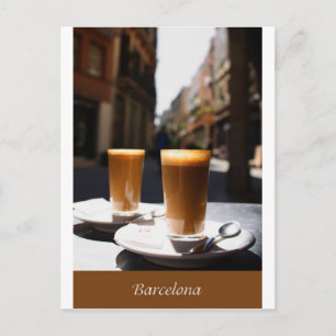 Barcelona Coffee Break Briefkaart