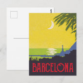 Barcelona door Night Briefkaart (Voorkant / Achterkant)