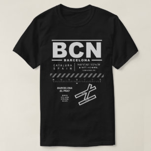 Barcelona - El Prat Airport BCN T-shirt