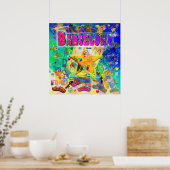 Barcelona Epoch Hour Poster (Keuken)