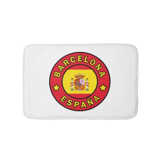 Barcelona España Badmat (Voorkant)