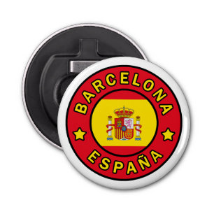 Barcelona España Button Flesopener