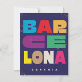 Barcelona Espania (Voorkant)