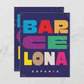Barcelona Espania (Voorkant / Achterkant)