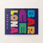 Barcelona Espania Legpuzzel (Horizontaal)