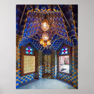 Barcelona. Gaudí. Casa Vicens. Binnenshuis. Ver. 6 Poster