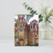 Barcelona. Gaudí. Casa Vicens. Briefkaart (Staand voorkant)