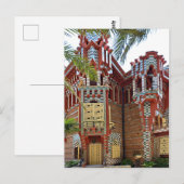 Barcelona. Gaudí. Casa Vicens. Briefkaart (Voorkant / Achterkant)