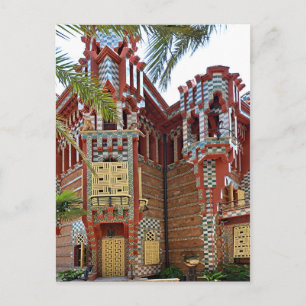Barcelona. Gaudí. Casa Vicens. Briefkaart