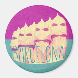 Barcelona Gaudi Paradise Magnet Magneet