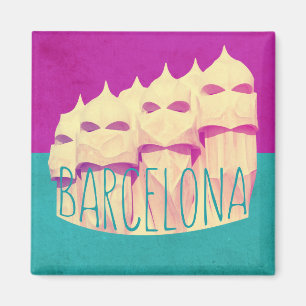 Barcelona Gaudi Paradise Magnet Magneet