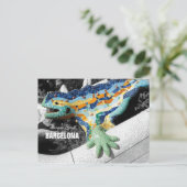 Barcelona Gaudi Park Guell Briefkaart (Staand voorkant)
