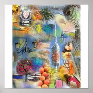 Barcelona Gaudi Poster