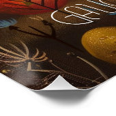 Barcelona: Gaudi's Masterpiece - Whimsical Art Perfect Poster (Hoek)