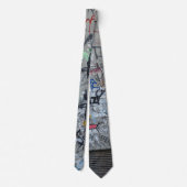 Barcelona Graffiti Necktie Stropdas (Achterkant)