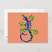 Barcelona-hagedis Briefkaart (Voorkant / Achterkant)