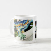 Barcelona Lizard Hand Mosaics Koffiemok (Voorkant links)