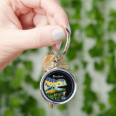 Barcelona Lizard & Park Guell, Catalonië, Gaudi Sleutelhanger (Hand)