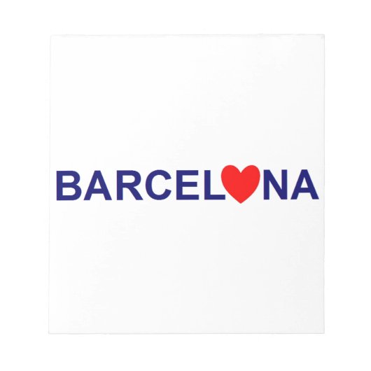 Barcelona love notitieblok (Voorkant)