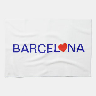 Barcelona love theedoek
