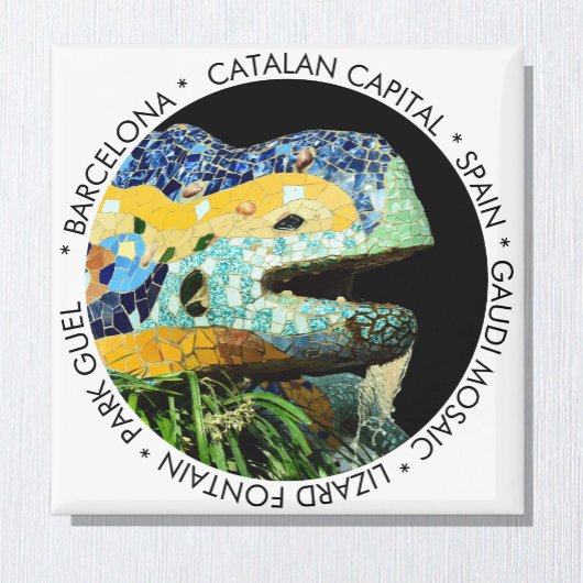 Barcelona Magnet, Lizard, Spanje / Catalonië Magneet