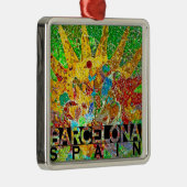 Barcelona Metalen Ornament (Rechts)