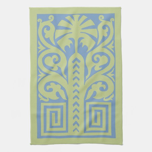 Barcelona Palm Tree Kitchen Towel Theedoek (Verticaal)