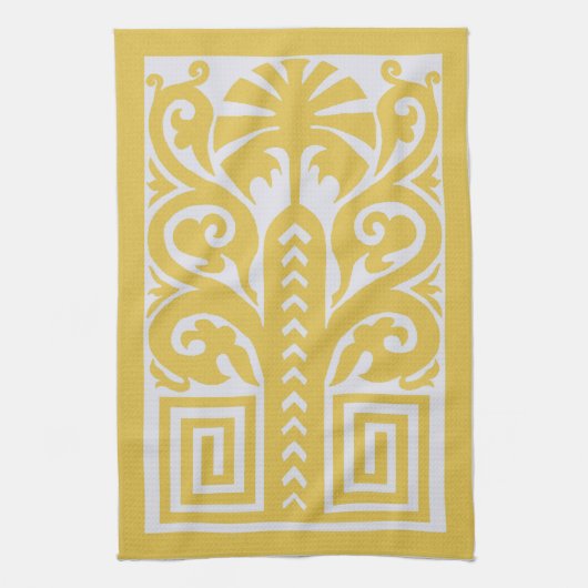 Barcelona Palm Tree Kitchen Towel Theedoek (Verticaal)