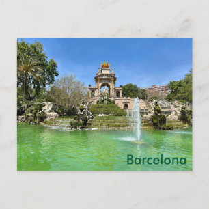 Barcelona – Parc de la Ciutadella Briefkaart