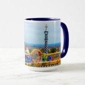 Barcelona Park Guell Fine Art Mok (Voorkant rechts)