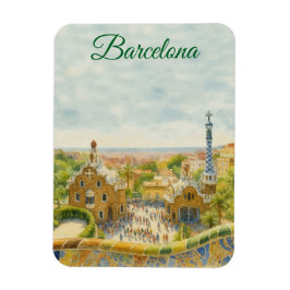Barcelona Park Guell Magneet