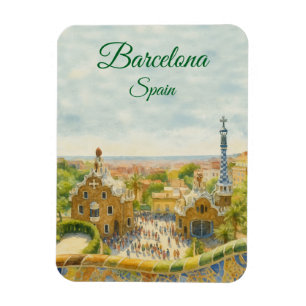 Barcelona Park Guell Magneet