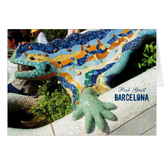 Barcelona Park Guell Mosaics (Voorkant Horizontaal)
