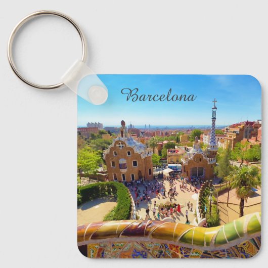 Barcelona, Park Guell Sleutelhanger (Voorkant)
