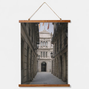 Barcelona Passage — Minimaal Licht Hangend Wandkleed