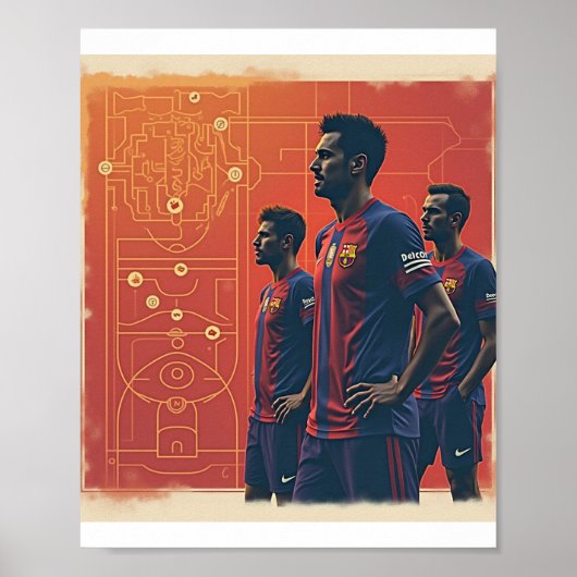 Barcelona Poster (Voorkant)