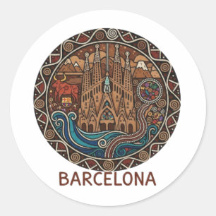 BARCELONA RONDE STICKER