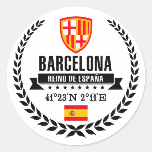 Barcelona Ronde Sticker