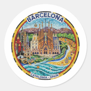BARCELONA RONDE STICKER