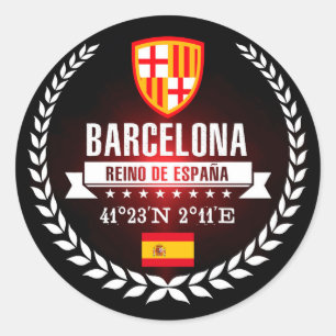 Barcelona Ronde Sticker