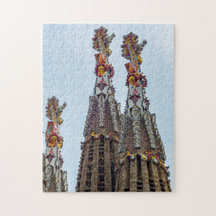 Barcelona Sagrada Familia steeples uitzicht puzzel