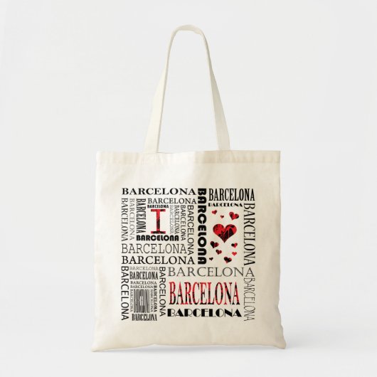 Barcelona Shopping Bag Tote Bag (Voorkant)