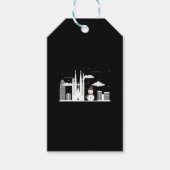 Barcelona Snowman Cadeaulabel (Voorkant)