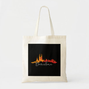 Barcelona Souvenir Spaans Vacation T Shirt Gift Tote Bag